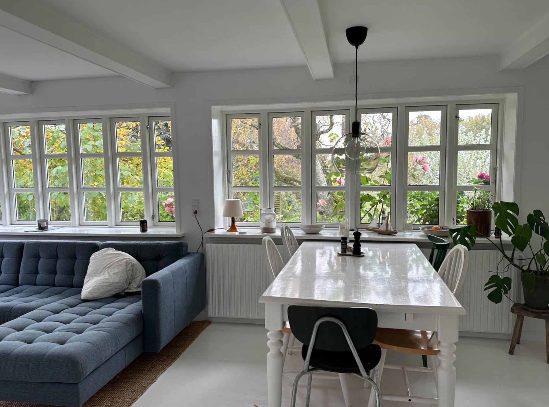 Charmerende Lejlighed Pa Landet Med Privat Skov Bjergby Luaran gambar